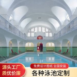 钢结构游泳池厂家 泳池水循环过滤除湿设备供应 专业团队 天北辰