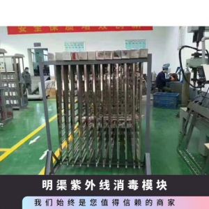 污水厂明渠紫外线消毒模块PLC运行杀菌率高质保一年冠宇